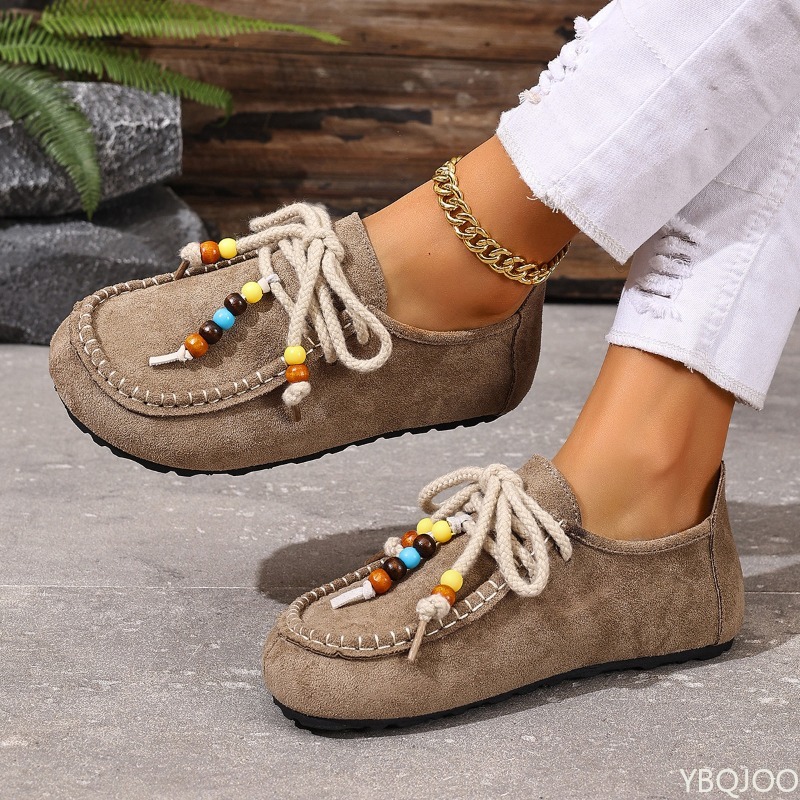 New Ethnic Fashion - Mocassins polyvalents décontractés et confortables pour