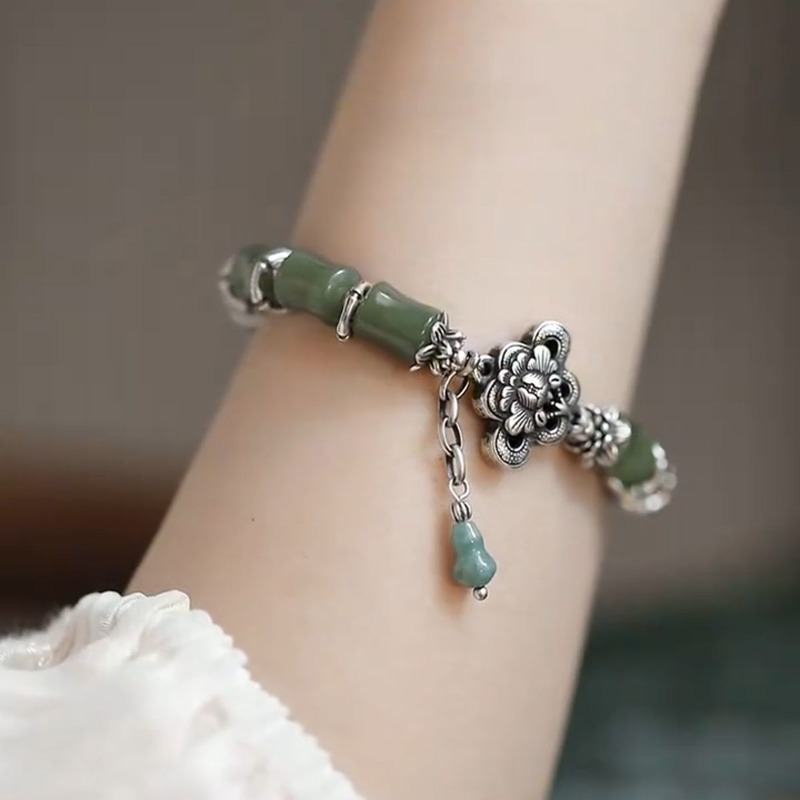 Ethnic Wear Fashion Designer - Nouveau Bracelet Perlé en Bambou et