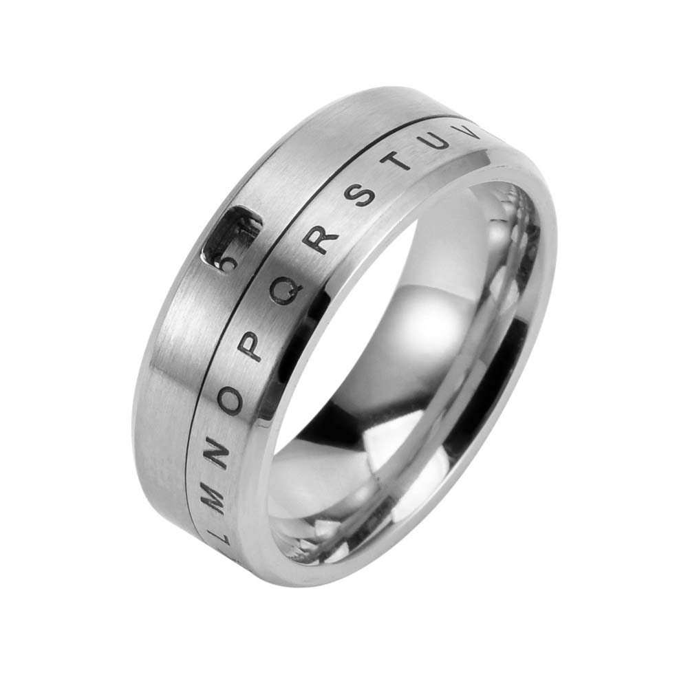 Urban Ethnic Fashion - Anneau Spinner en acier inoxydable pour