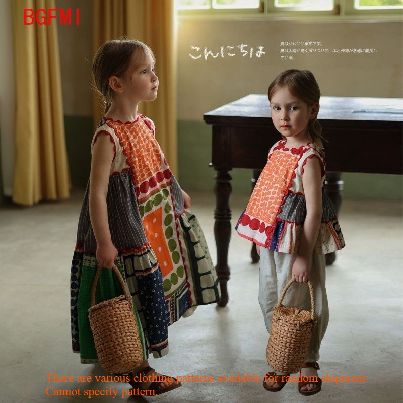 Kids Ethnic Fashion - Robe rétro pour filles de 1