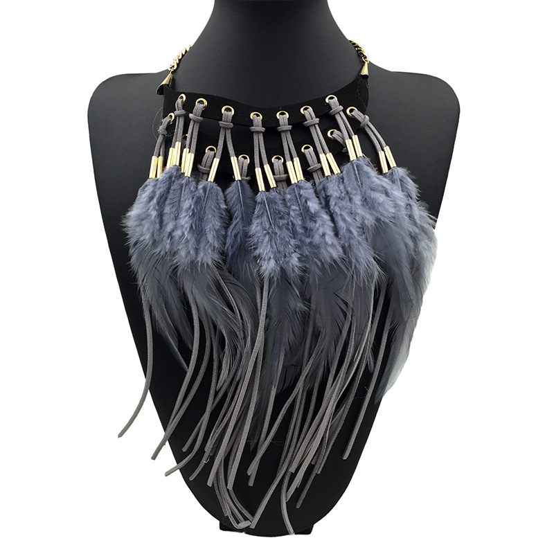 Collier multi-néhnique élégant - Latest Ethnic Fashion For Women avis et prix