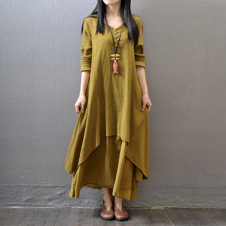 Robe Maxi à Manches sulfpour F - Fashion Ethnic Indian Clothing avis et prix