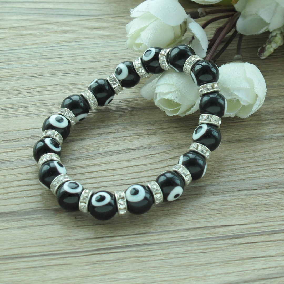 Bracelet anti-maléfice, perles - Fashion Ethnic Wear For Men avis et prix