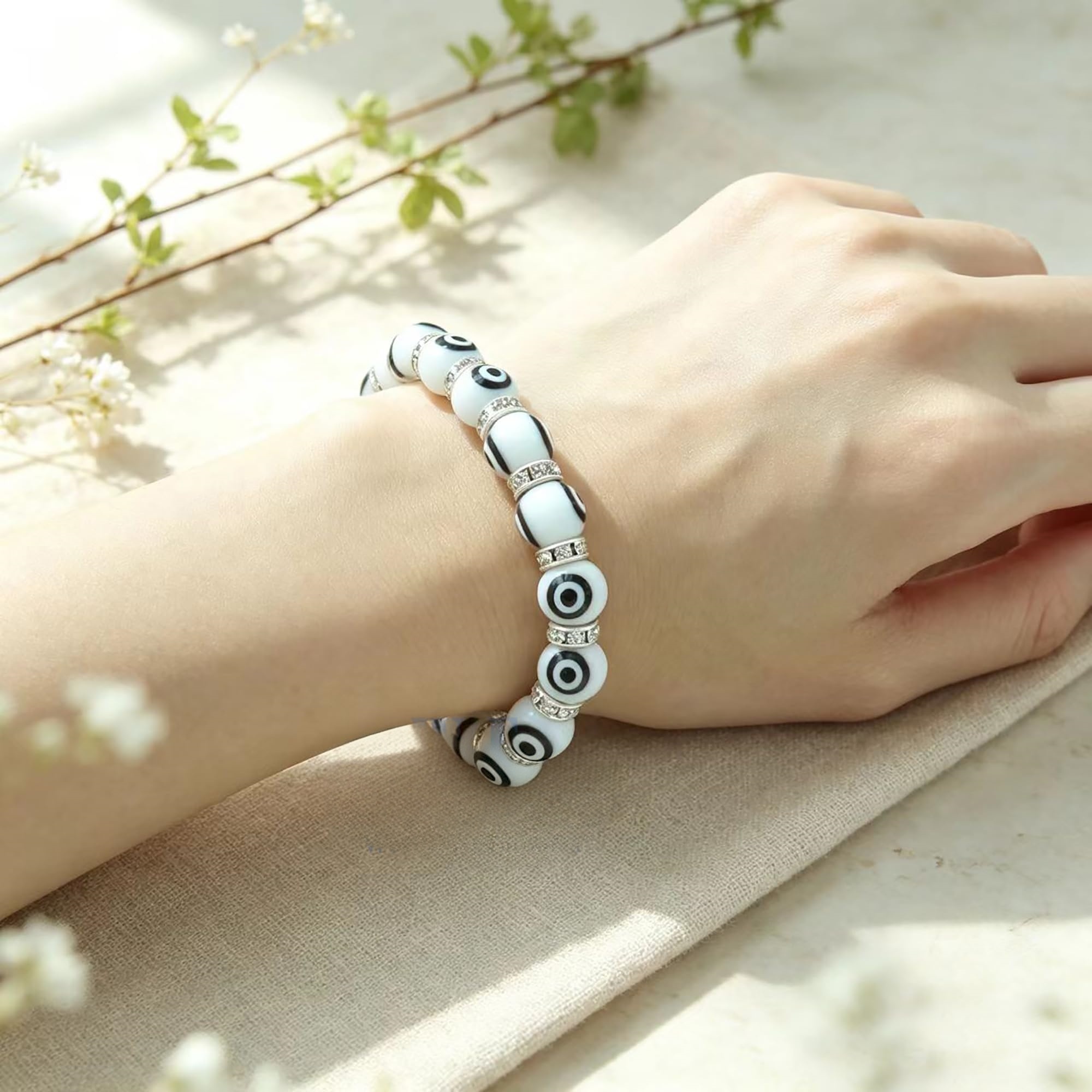 Bracelet anti-maléfice, perles - Fashion Ethnic Wear For Men avis et prix