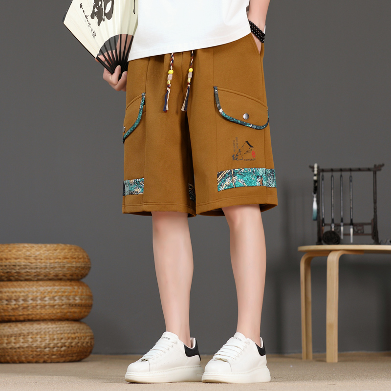 Shorts Homme en Soie Glacée 20 - Urban Ethnic Fashion avis et prix