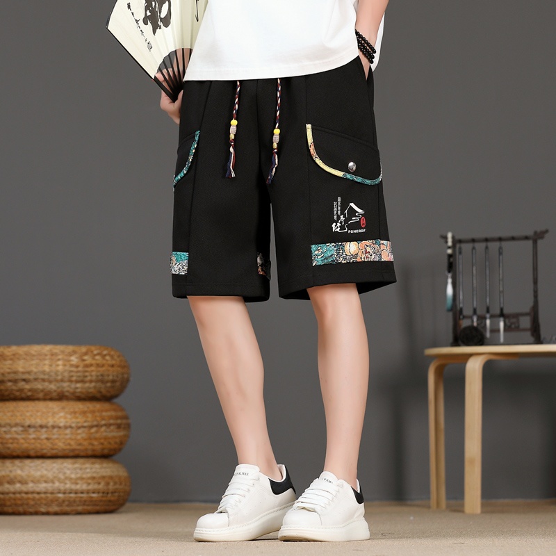 Shorts Homme en Soie Glacée 20 - Urban Ethnic Fashion avis et prix
