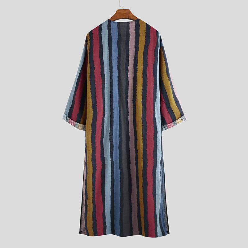 Chemise longue rayée imprimée  - Ethnic Wear Fashion Designer avis et prix