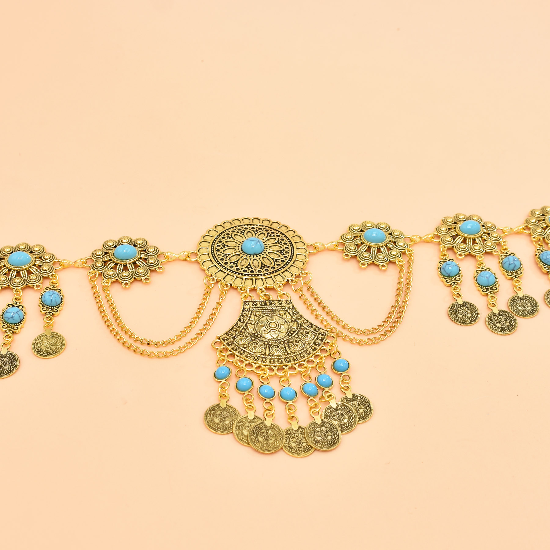 Pièces de monnaie carrées géom - Ethnic Fashion Accessories avis et prix