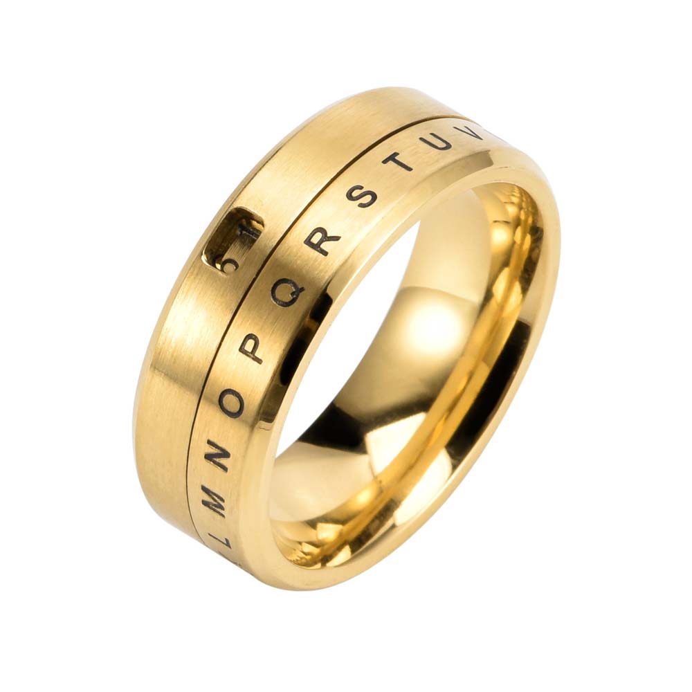 Anneau Spinner en acier inoxyd - Urban Ethnic Fashion avis et prix
