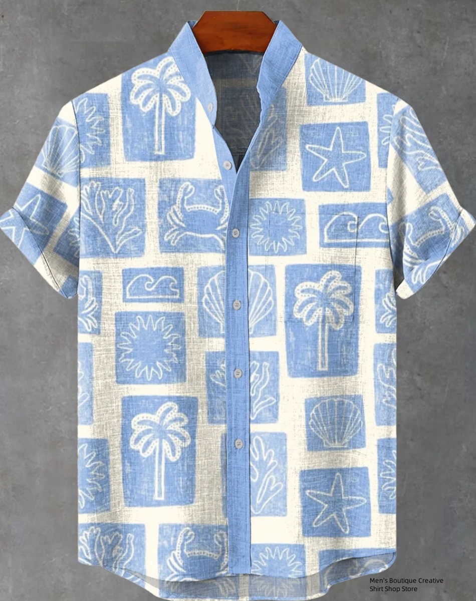 Chemise hawaïenne en lin pour  - Ethnic Fast Fashion avis et prix