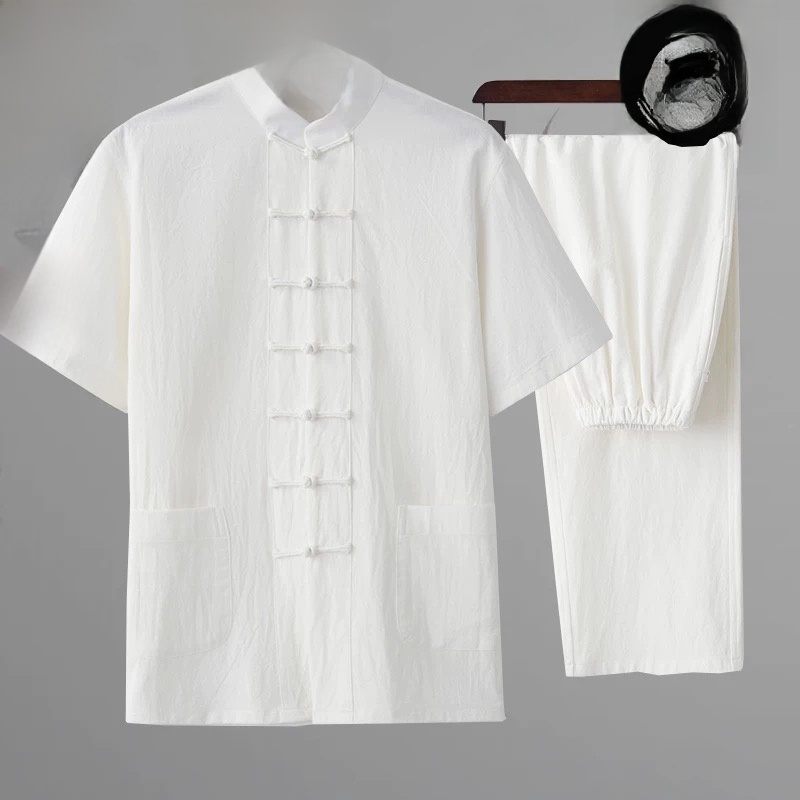 Ensemble Hanfu d'été en coton  - Ethnic Wear Men'S Fashion avis et prix