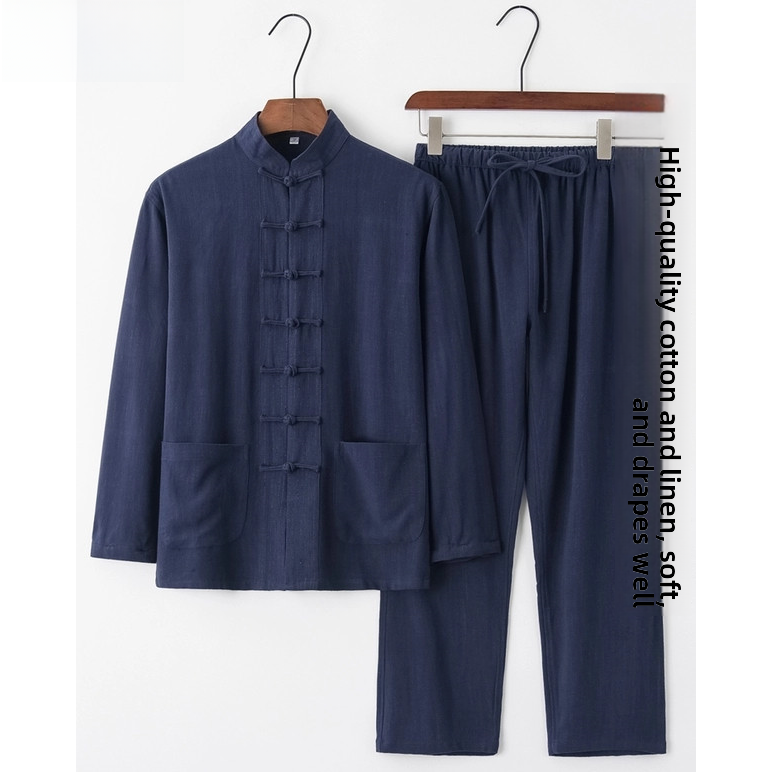 Ensemble Hanfu d'été en coton  - Ethnic Wear Men'S Fashion avis et prix
