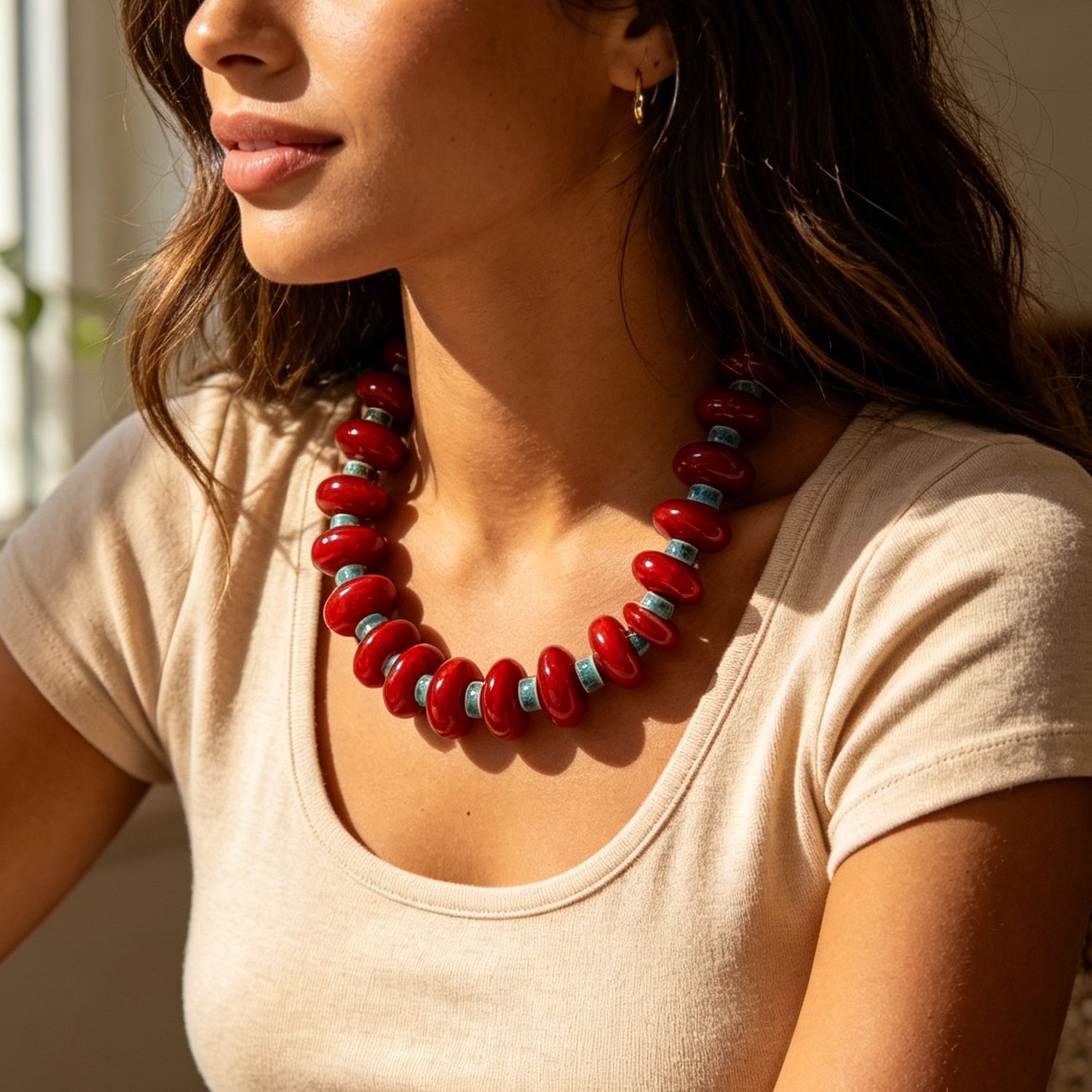 Collier de perles Maillard exa - Ethnic Wear Fashion Designer avis et prix
