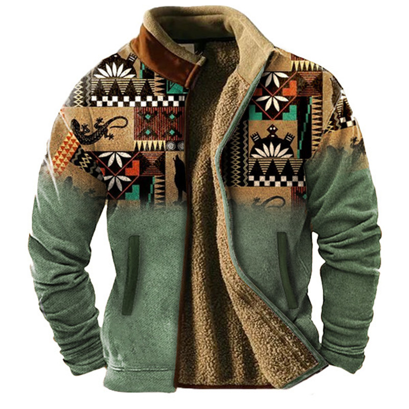 Veste d'hiver doublée de laine - Ethnic Wear Men'S Fashion avis et prix