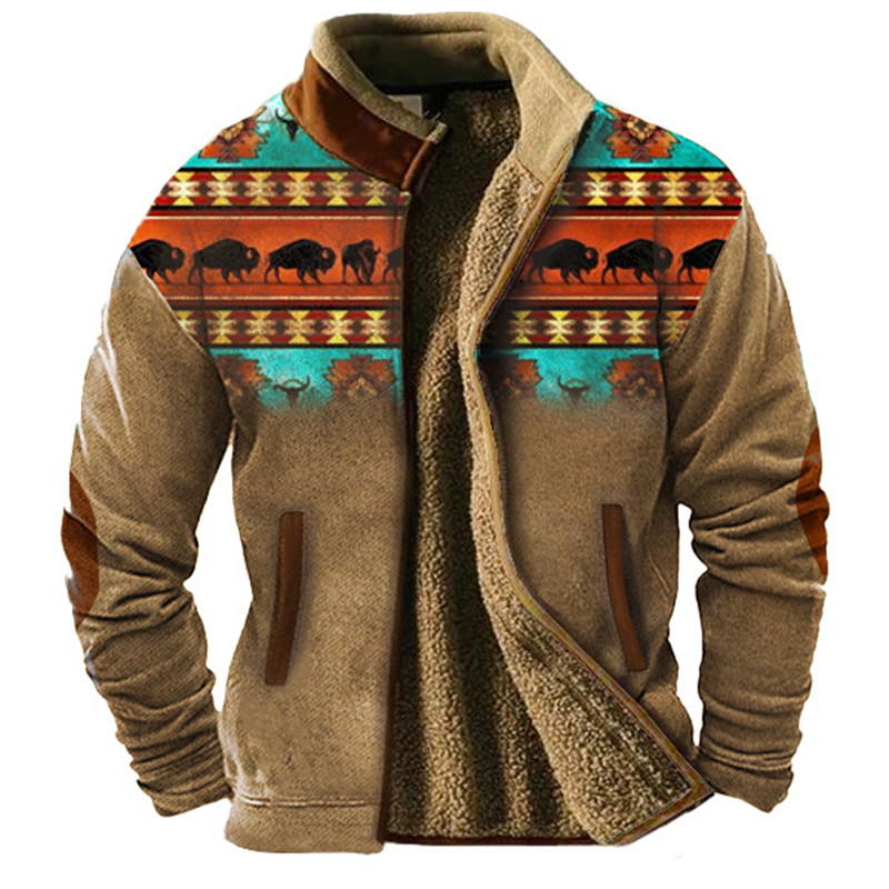 Veste d'hiver doublée de laine - Ethnic Wear Men'S Fashion avis et prix